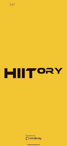 Android application Hiitory Fitness screenshort
