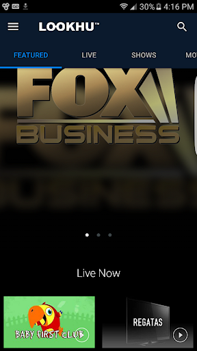 Android application Lookhu TV screenshort