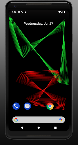 Mystify Live Wallpaper Screen 2