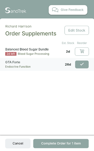 Health Trek Screen 3