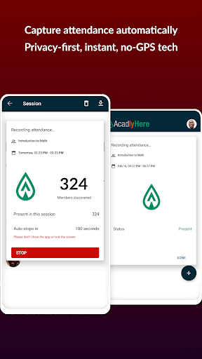 Acadly Here - Auto Attendance