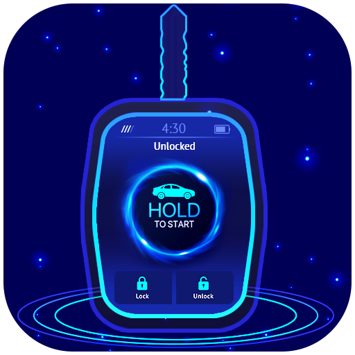 Digital Car Key Remote Control  Icon
