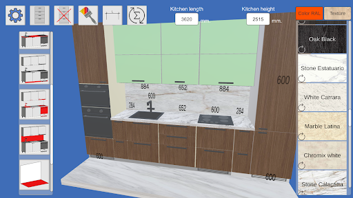 Kitchen Editor 3D Screen 3
