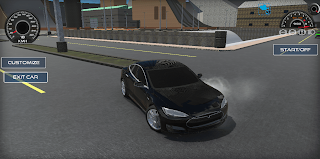 Tesla Car Game - Screenshot 1