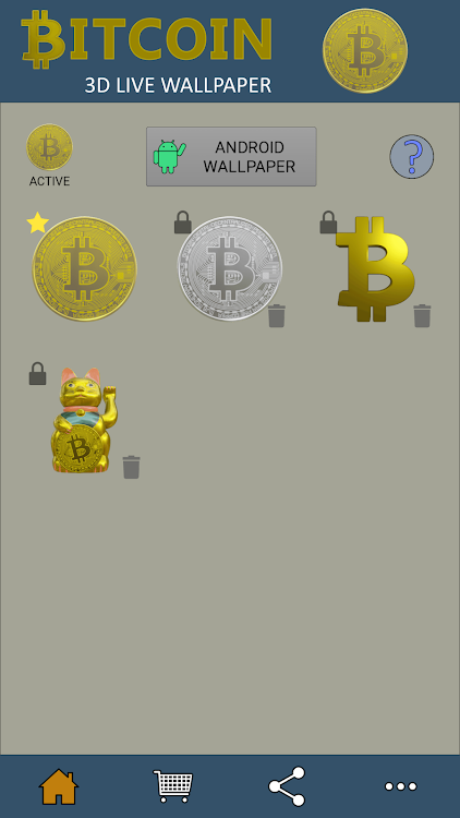 Bitcoin 3D Live Wallpaper - 0.3.21 - (Android)