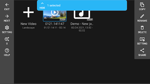 Android application Mp3Video, Convert MP3 to Video screenshort