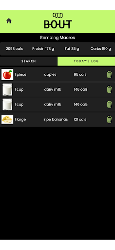 Bout Fitness Members Screen 3