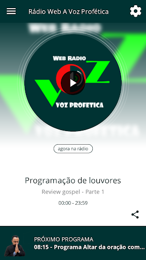 Android application Rádio Web A Voz Profética screenshort