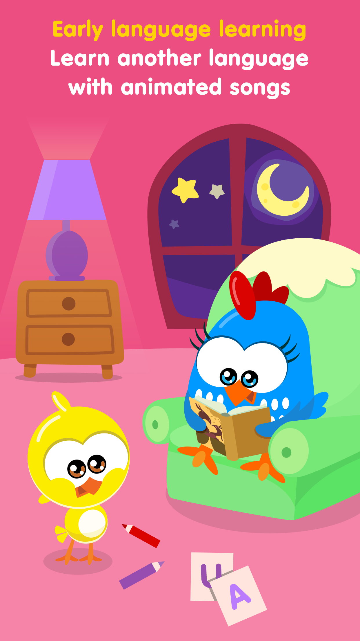 Android application Lottie Dottie Chicken screenshort
