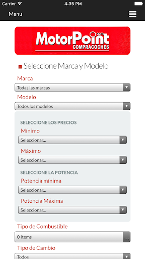 Precios Coches Nuevos