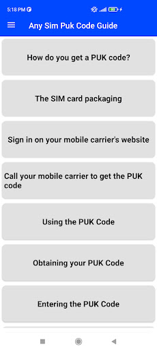 Any Sim Puk Code Guide