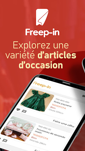 Android application Freep-in screenshort