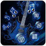 Music Blue Guitar icon