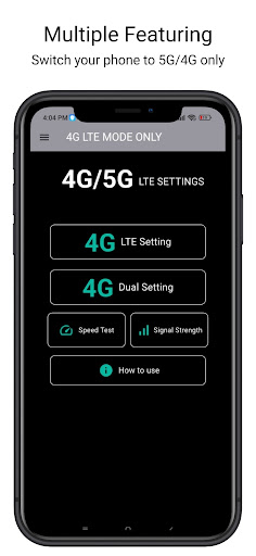 Force 4G/LTE Only Mode Screen 2