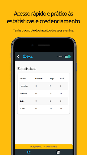 Tickon - Organizador Screen 3
