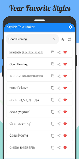 Stylish Text Maker: Cool Fonts Screen 2