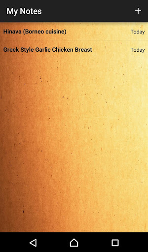 My Notes Super Simple Screen 3