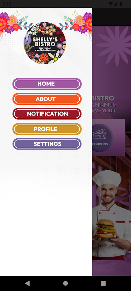 #3. Shelly's Bistro (Android) 由: Mass Mobile Apps