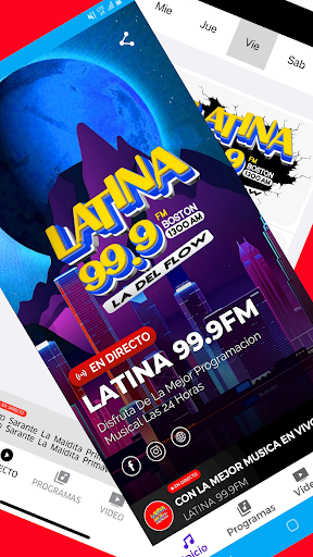 Latina 99.9 FM Screen 2