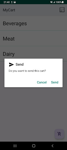 MyCart Screen 3