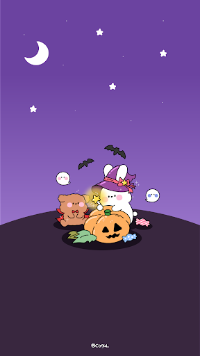 Android application 카카오톡 테마 - 바니 해피 할로윈_2 screenshort