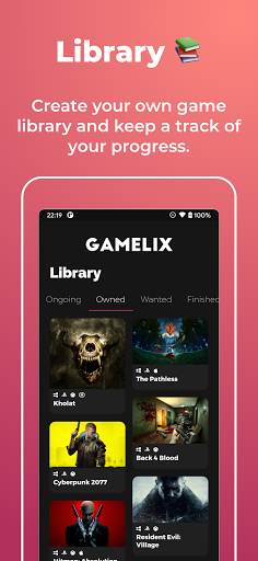 Gamelix: Track Games screenshot