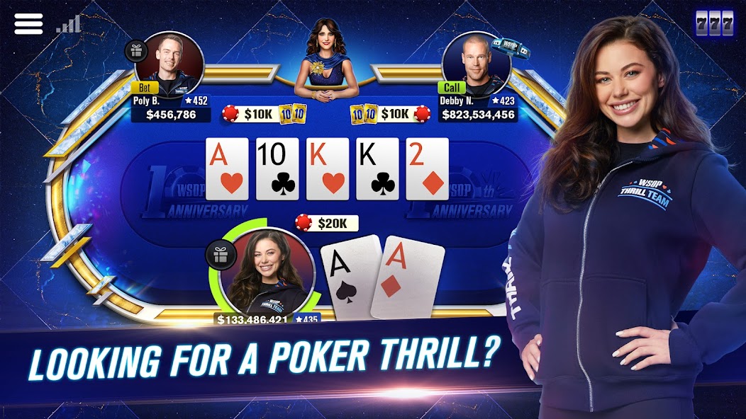 WSOP Poker: Texas Holdem Game 10.4.3 APK + Mod (Unlimited money) for Android