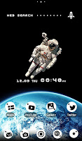 screenshot of Space wallpaper-Astronaut-