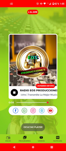 Radio Eos Producciones Screen 3