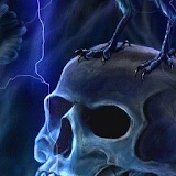 Lightning Skull Live Wallpaper icon