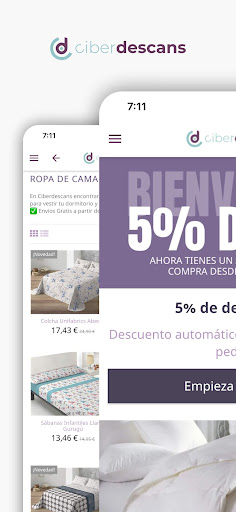 Android application Ciberdescans screenshort