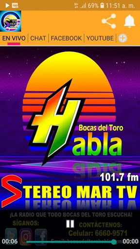 Android application Stereo Mar Virtual screenshort