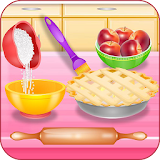 Cook american apple pie icon
