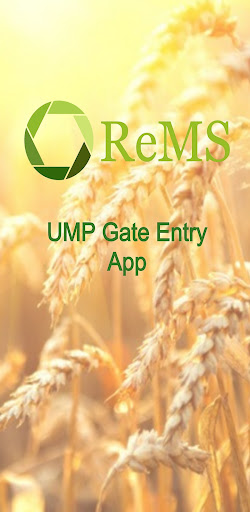 Android application UMP Gate Entry App screenshort