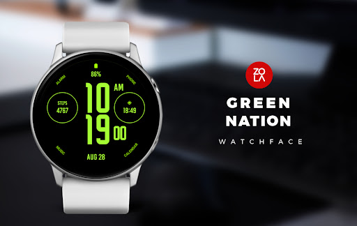 Android application Green Nation Watch Face screenshort