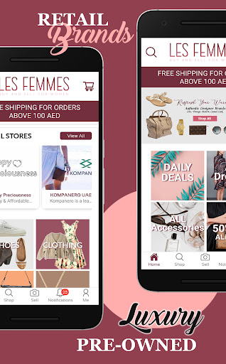 Les Femmes: Fashion Buy & Sell Screen 2