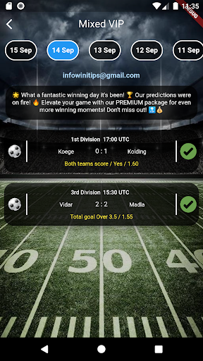 HappyBet: Win Betting Tips Screen 3