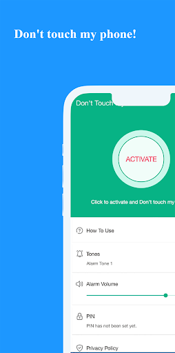 Screenshot of Don't Touch My Phone: Alarm