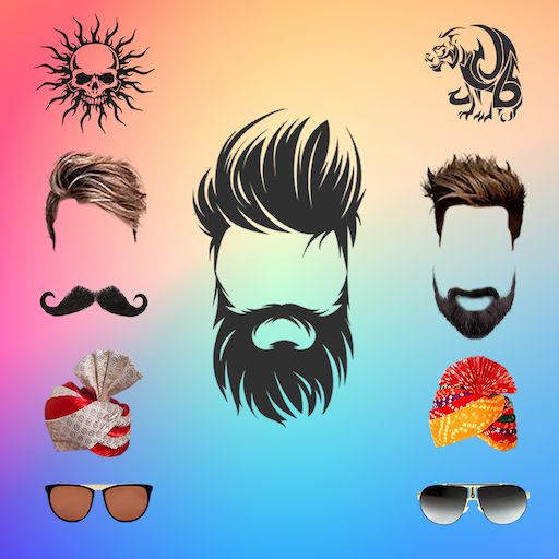Men Hairstyle Photo Editor 2021: Mustaches & Beard