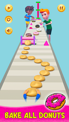 Donut Stack Maker: Donut Gamesのおすすめ画像1