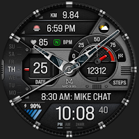 MD335 Hybrid watch face