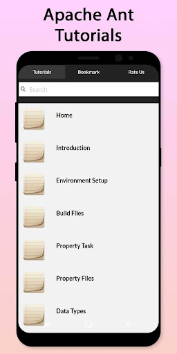 Android application Easy Apache Ant Tutorial screenshort