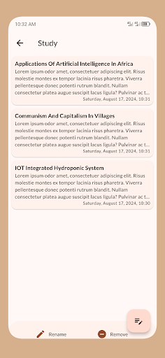 Take Note - Create subsections
