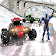 Down Hill Superheroes Buggy Car Racing icon