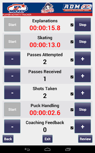 Admirals Hockey Club Tracker