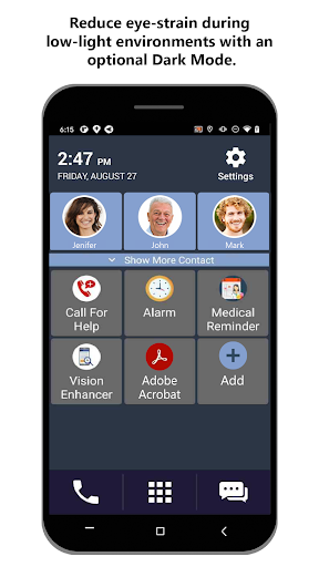 Senior Safety Phone - Big Icon Screen 3