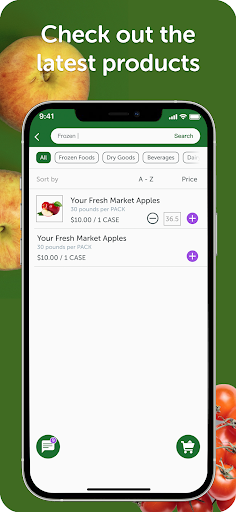 Android application Fresh Tex Produce screenshort