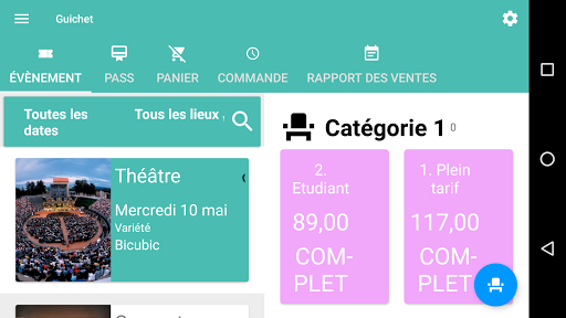 Infomaniak Etickets Launcher Screen 2