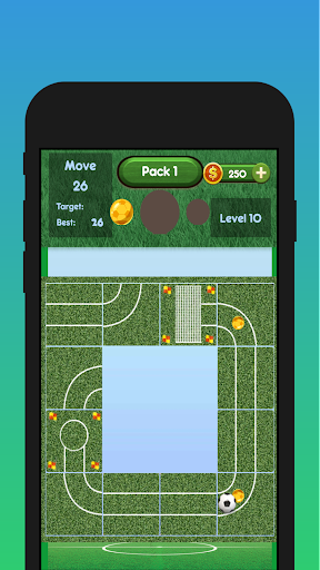 Roll the soccer ball