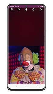 Clown fake video call